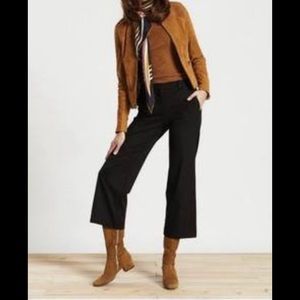 Sanctuary Black Wide Legged Cropped Pants